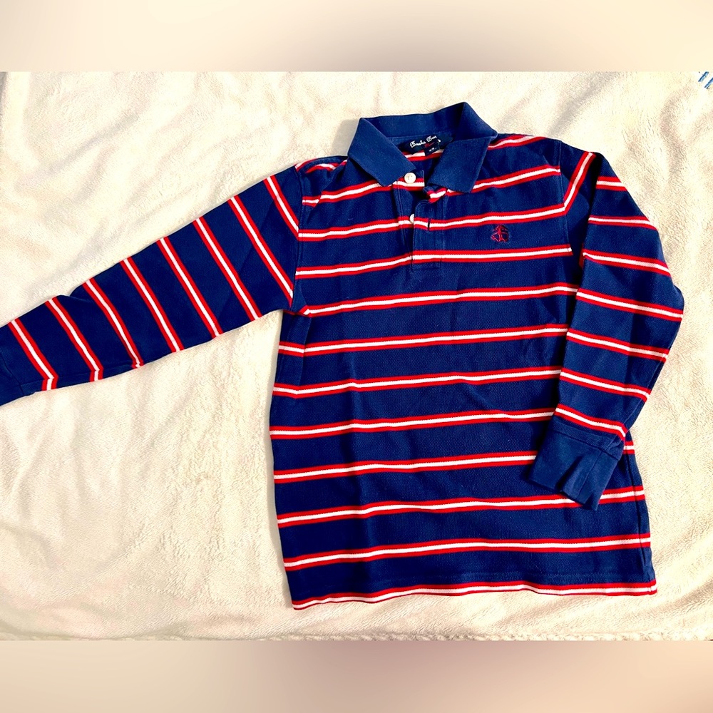 Brooks Brothers Long Sleeve polo, Size XS (fits 6-8 year olds).